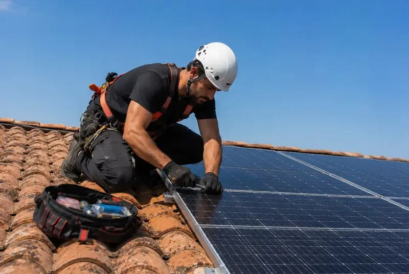 Maintenance et monitoring de panneaux solaires à Campagnac